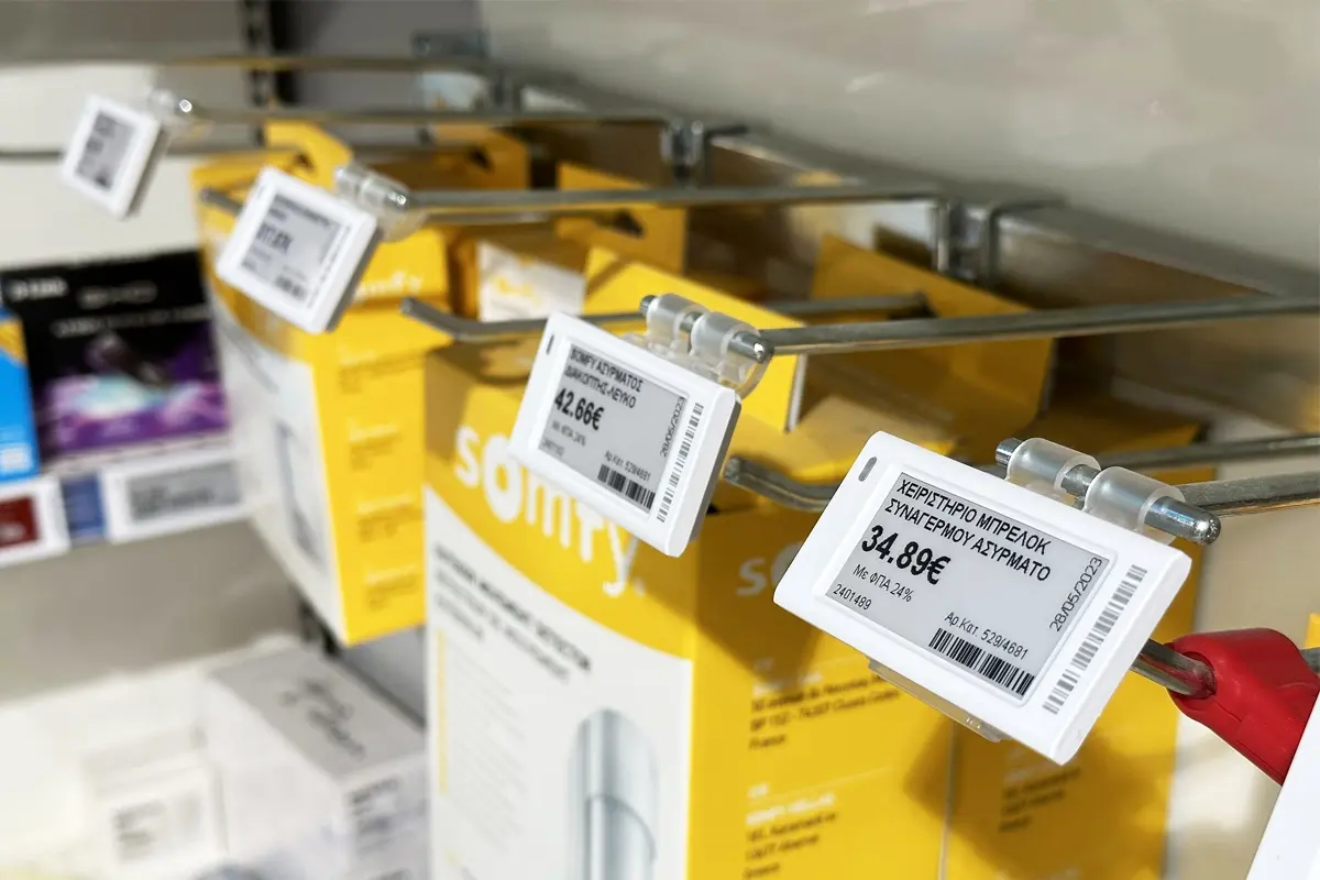 12 Electronic Shelf Label Shandisa Nyaya Dzinodarika Mutengo Zvidzoreso
