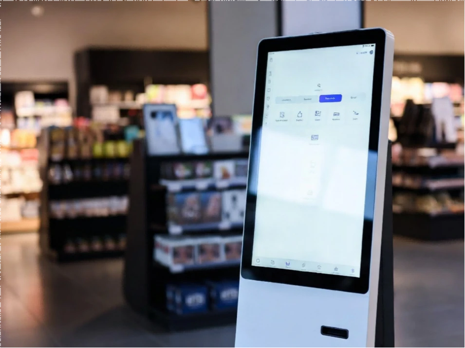 Touchscreen Monitor Kiosk Inovandudza Interactive Shopping